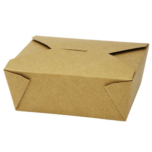 300 x Kraft Card 1000ml #8 Takeaway Food Boxes