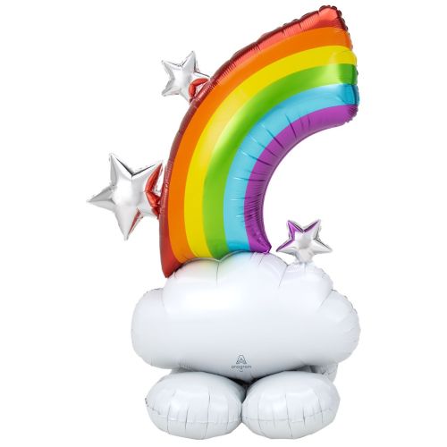 Large Rainbow AirLoonz Foil Balloon