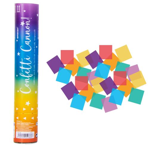 Rainbow Paper Confetti Cannon