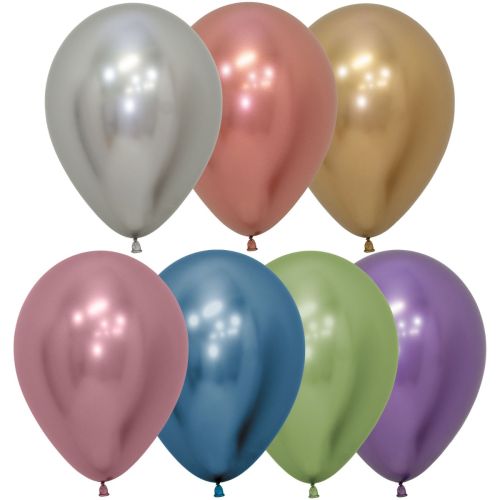 Sempertex Reflex Chrome Latex Balloons