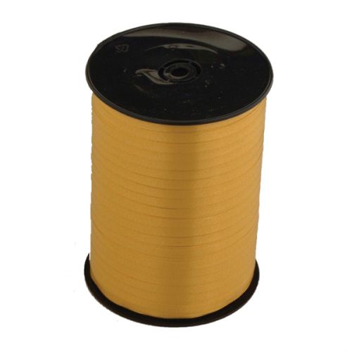 500m Matte Colour Curling Ribbon Reels-Gold