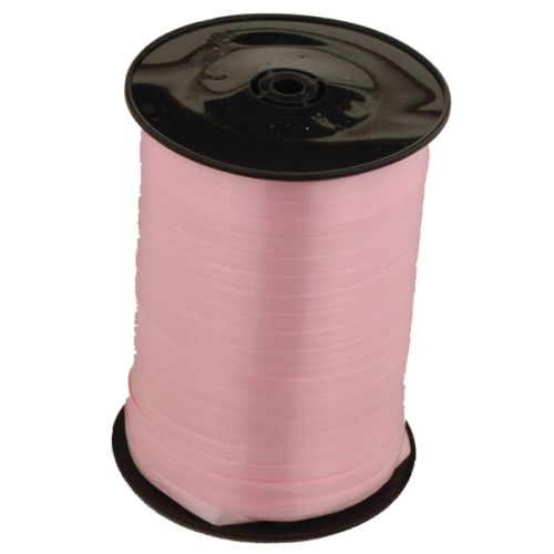 500m Matte Colour Curling Ribbon Reels-Baby Pink