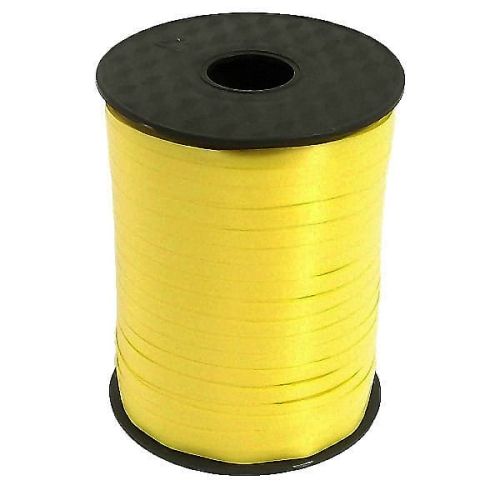 500m Matte Colour Curling Ribbon Reels-Yellow