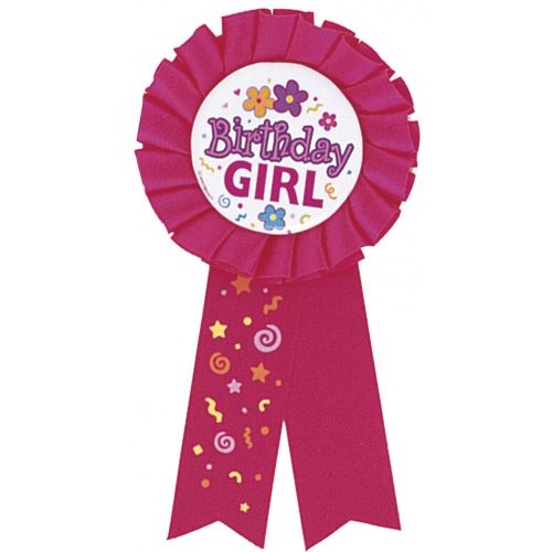 Birthday Girl Award Ribbon