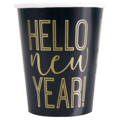 8 x Roaring New Year 9oz Paper Cups