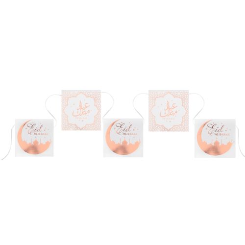 Rose gold Eid Mubarak Bunting