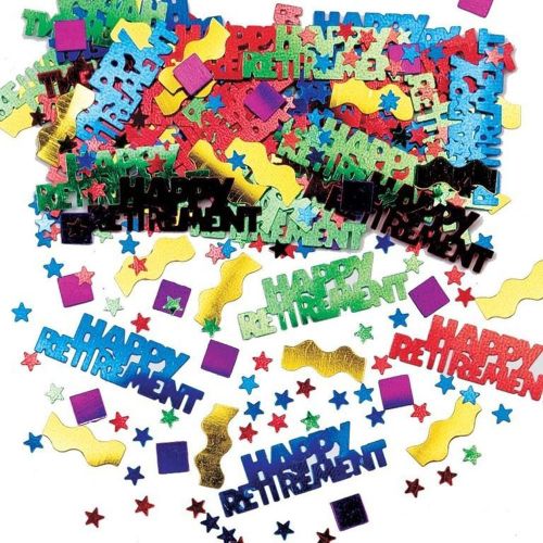 Happy Retirement Table Confetti