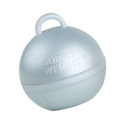 Metallic Silver Bubble Balloon Weight