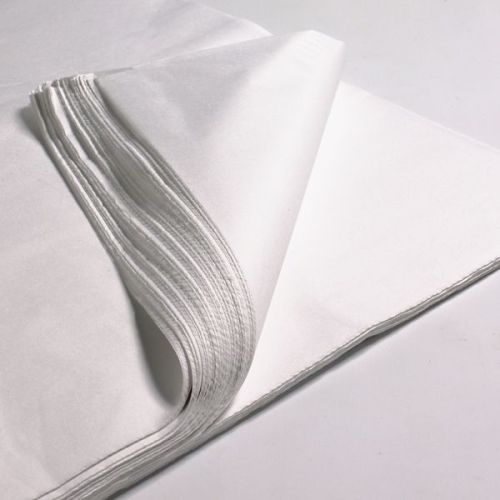 480 x White Tissue Paper Sheets - 20 x 30"