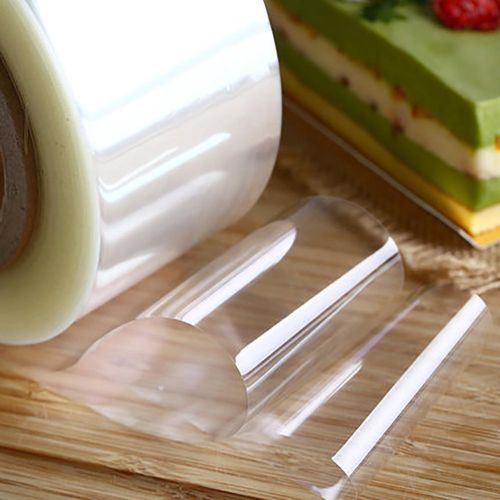 40mm Clear Polypropylene Cake Collar Roll - 500 Metre Roll