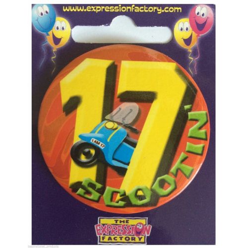 17th Birthday Badge