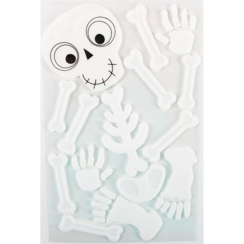 Skeleton Gel Window Clings
