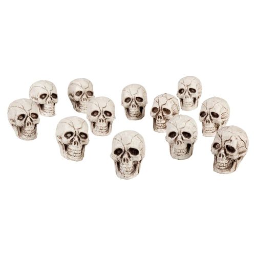 12 Pack Of Mini Skulls 