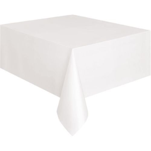 25 x White Square Paper Tablecovers Pack