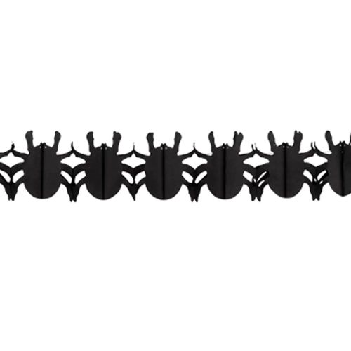 Tissue Paper Spider Garland 