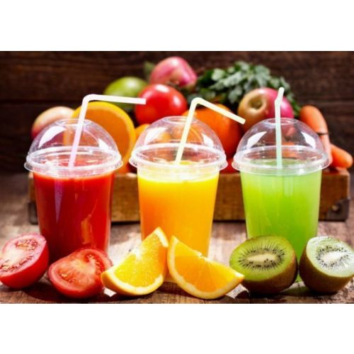 50 x PET Clear Plastic Smoothie Cups - Multiple Sizes
