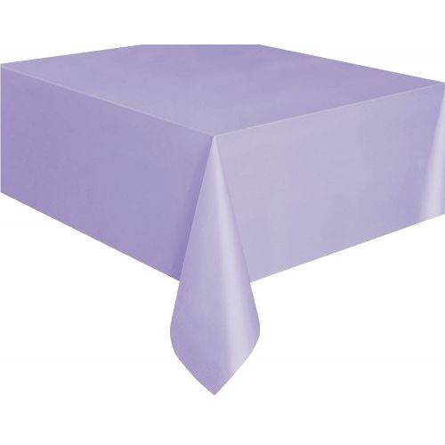 Lilac Rectangular Plastic Tablecover