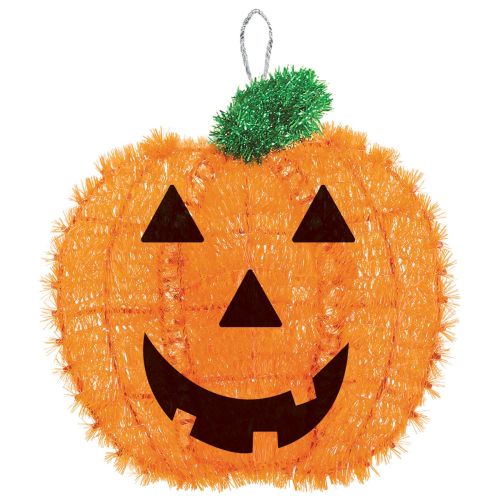 Tinsel Pumpkin Decoration