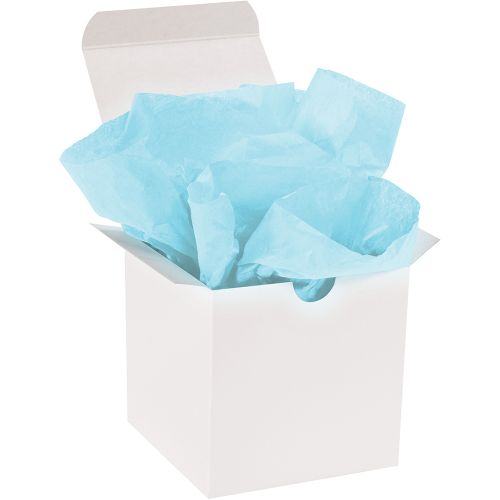 10 x Baby Blue Tissue Paper Sheets Pack