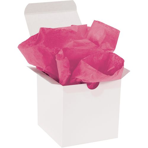 10 x Hot Pink Tissue Paper Sheets Pack