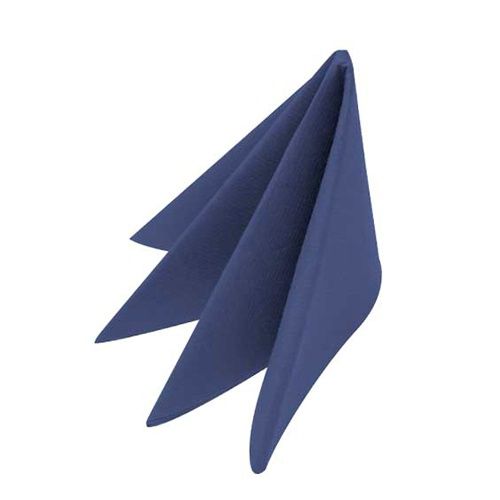 125 x 16" 2 Ply Royal Blue Paper Dinner Napkins