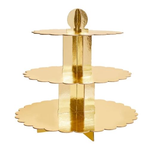 Gold Metallic Cake Stand