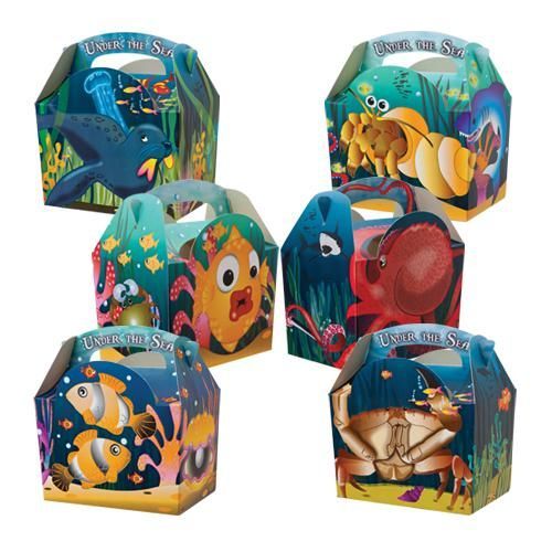 250 x Colpac Under The Sea Printed Meal Boxes 