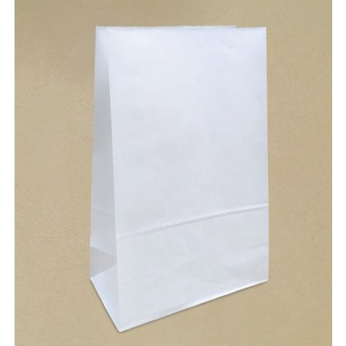 100 x Large White SOS Paper Grab Bag