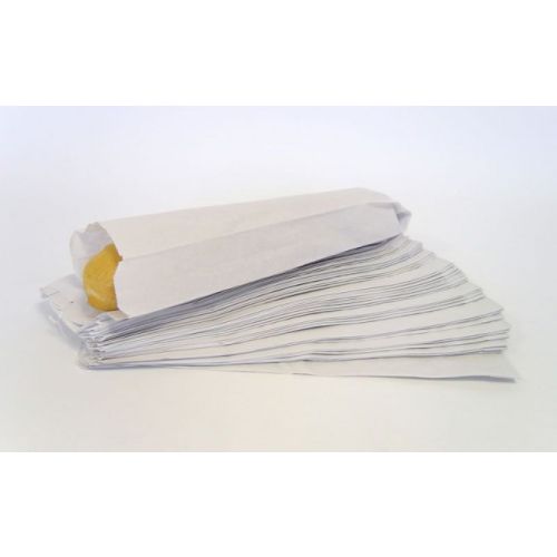 1000 x White Sulphite Paper 4" x 6" x 14" Baguette Bags