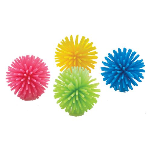 8 Coloured Woolley Ball Toys