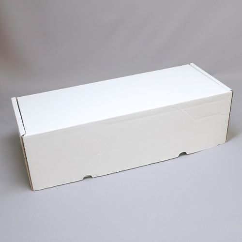 100 x White Roulade Corrugated Cake Boxes 