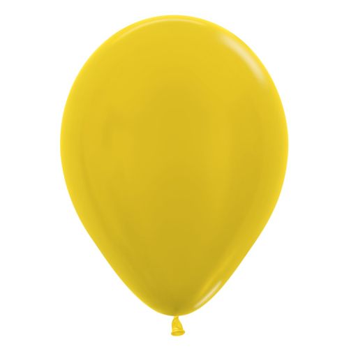 Sempertex 12" Latex Balloons-Yellow