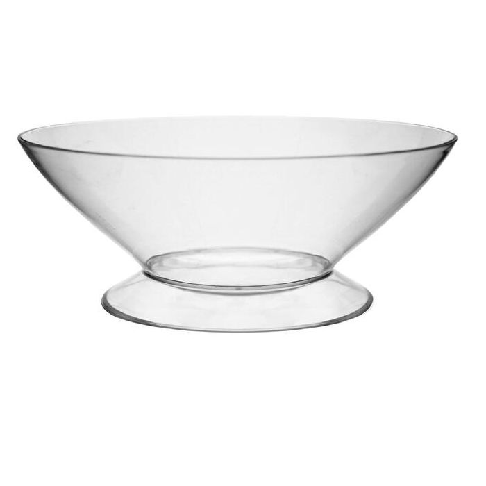 1 x 1050ml Aegg Reusable Clear Plastic Serving Bowl