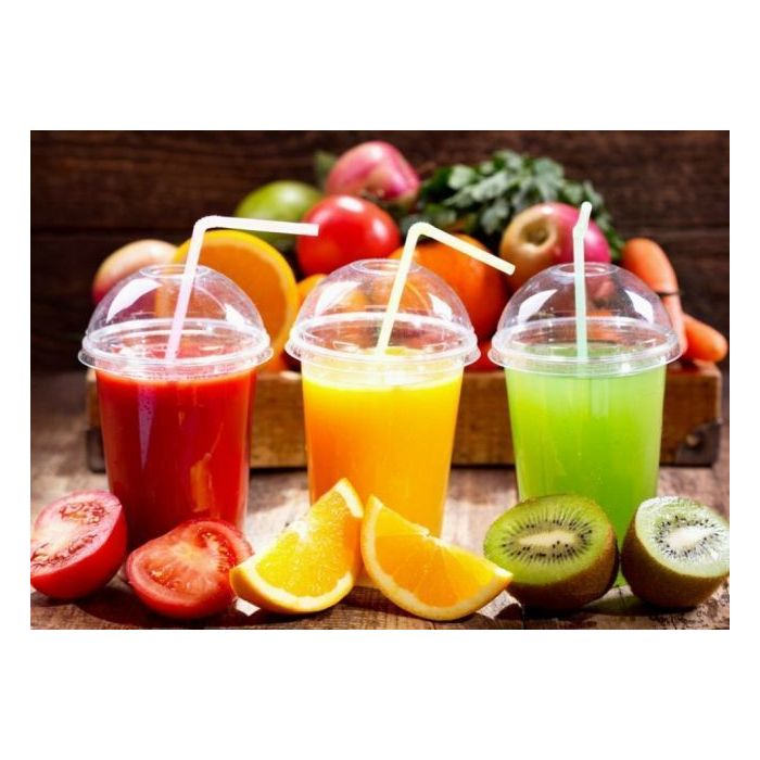 PET Clear Plastic Smoothie Cups