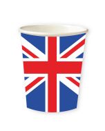 Great Britain Flag Paper Cups