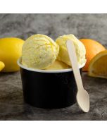 Black Paper Ice Cream Tubs - Multiple Sizes