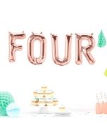 16" Rose Gold Air Fill Letter Balloons