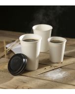White Single Wall Paper Coffee Cups - Multiple Sizes (Pack of 1000 )