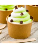 Kraft Brown Paper Ice Cream Tubs - Multiple Sizes