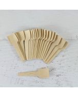 100 x Wooden Ice Cream Spade - 95mm Length