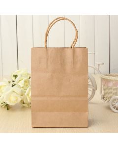 180 x 230 x 80mm Twist Handle Paper Carrier Bags - Various Colours