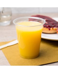 50 x PET Clear Plastic Smoothie Cups - Multiple Sizes