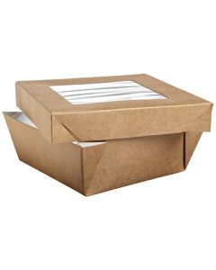Kraft Brown Kray Food Boxes and Lids - Multiple Sizes