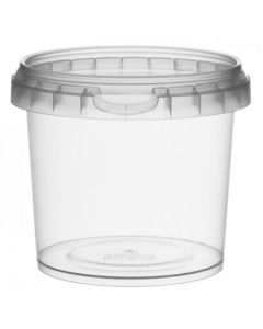 Round Tamper Evident Containers and Lids - Multiple Sizes