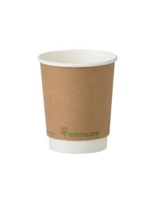 Compostable Double Wall Hot Drink Cups - Multiple Sizes
