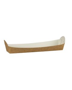 10" Card Baguette Trays - Kraft or Black (Pack of 500 )