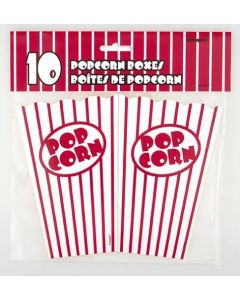 Striped Popcorn Boxes Pack