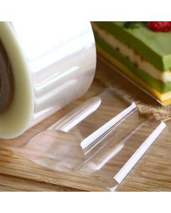 Clear Polypropylene Cake Collar Roll