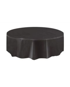 Large Coloured Round Plastic Tablecover