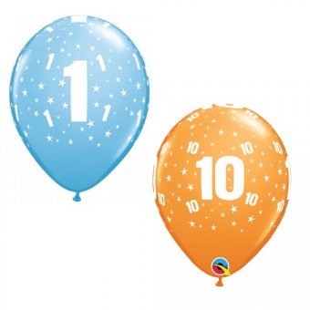 Children's Age 1-10 Latex Balloons
